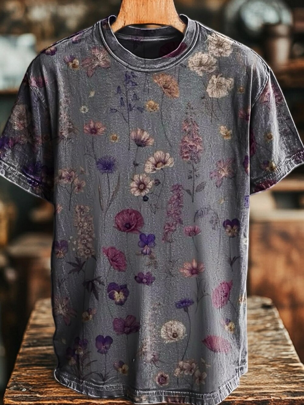 Darkpick Flowy Floral Short Sleeved Shirt